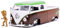 Jada Toys Marvel Groot, 1963 Bus Pickup, Spielzeugauto aus Die-cast, Türen, Kofferraum, Motorhaube zum Öffnen, inkl. Die-cast Groot Figur, Maßstab 1:24, braun