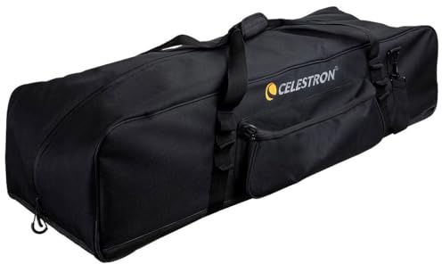 Celestron 94025 40” väska för teleskopset – förvara och transportera teleskop, fäste, tripod och tillbehör, anpassningsbara innerväggar och extra tillbehörsväska, svart