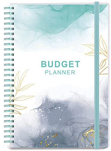 Planificateur budgétaire – Organiseur financier mensuel avec carnet de suivi des dépenses pour gérer efficacement votre argent, planificateur financier/livre de compte, démarrez à tout moment, 1 an