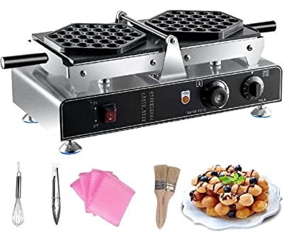 Waffle Maker Electric HongKong Bubble Egg Puff Cake Making Machine Reversible Double Baking Pan Cocina Electrodomésticos,Piezas mecanizadas de precisión
