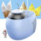 WhAeoy Gelatiera Automatica (500 Ml), Senza Preraffreddamento + Facile da Pulire, con Coperchio Trasparente, Avvio con Un Solo Pulsante, Compatta / 24 * 17 * 19 Cm, per Frutta Congelata,A