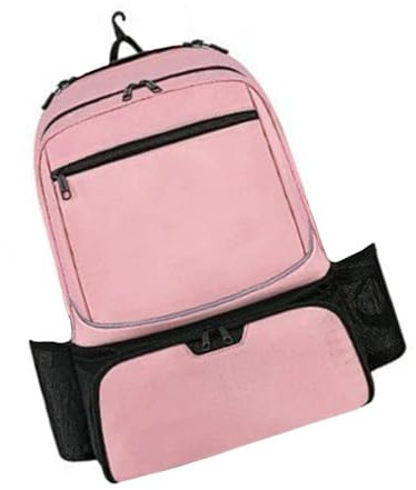 Ronyme Tennis-Rucksack, Tennistasche, Rucksack für Damen und Herren, Mehrzweck-Schläger-Abdeckung, Organizer, großer Rucksack, Pickleball-Schlägertasche, Rosa