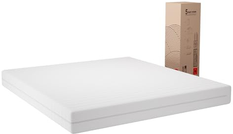 Novilla Colchones 90x190, Colchón de Espuma de 7 Zonas, Reversible Verano/Invierno, Funda de Colchón Extraíble y Lavable, Transpirable, Altura 16cm