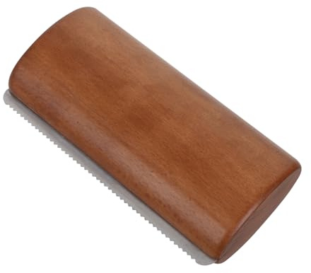 KOMBIUDA Kopfbürste Aus Holz Für Pferde Fellpflegewerkzeug Mit Gezacktem Design Zur Effizienten Entfernung Von Schmutz Und Pferdeschweiß Für Pferdepflege Im Stall