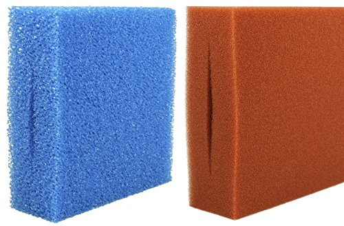 Ersatz Filterschwamm für Oase Biotec 5/10/30 blau+rot, Farbe:rot