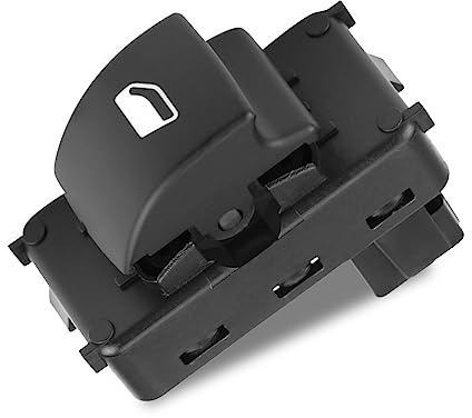 Keenso Commutateur de vitre électrique, Électrique Bouton Leve Vitre, Interrupteur de Vitre Electrique Principal Gauche et Droit Commutateur de Commande de Fenêtre de Voiture