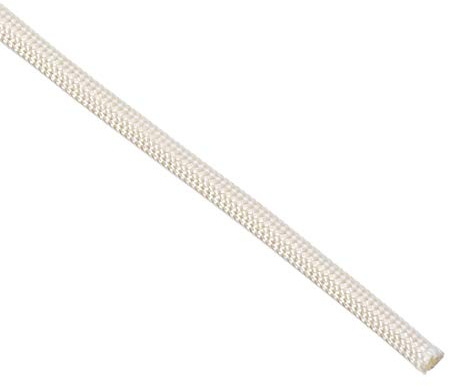 sourcing map Insulation Braid Sleeving, 9.8Ft-2.5mm High TEMP Fiberglass Sleeve White
