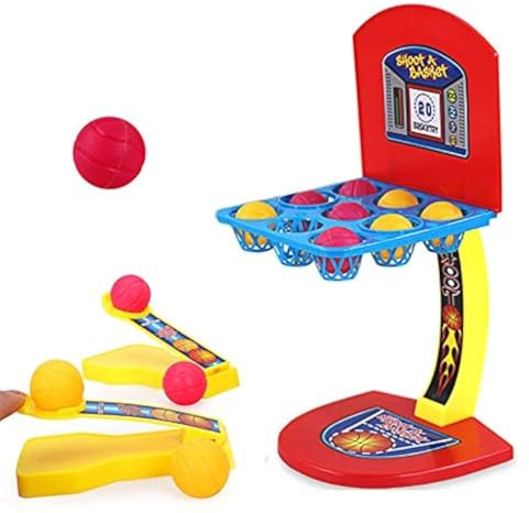 FeiWen Basketball Schießspiele - Brettspiele Lernspiel Spielzeug für Eltern-Kinder-Interaktion, Zeit zum Stressabbau (Basketballkorb)