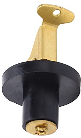KIMISS Messing-Schnappstopfen, 19 Mm Kompressions-Ablassschraube, Messing-Schraubtyp, Gummidichtung, Boot, Yacht, Marine-Zubehör (Durchmesser 7/8 Zoll)(7/8 inch (2974B2))