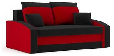 Sofini Sofa Hewlet mit Schlaffunktion! Best Schlafsofa! 2- Sitzer Sofa,Schlafsofa schlaffunktion und Bettkasten (Haiti 17+ Haiti 18), sofahewlet_dostawa, Breite: 152cm, Tiefe: 90 cm, Höhe: 72 cm