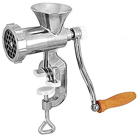 Manual Meat Mincer Heavy Duty,Aluminium Alloy Hand Operate Manual Meat Grinder Sausage Beef Mincer with Filling Nozzle Meat Grinder for Meat Vegetables Grinding and Sausage Stuffing