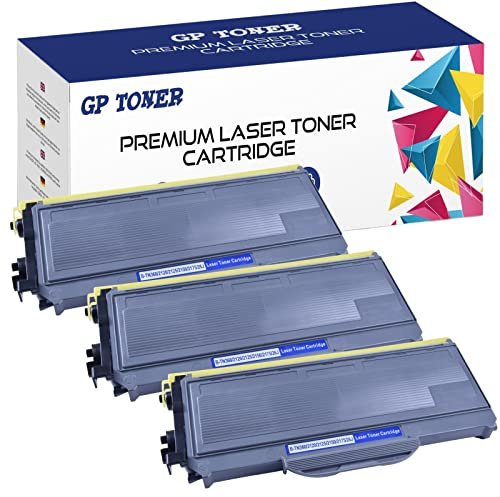 3X Toner XL Kompatibel mit Brother TN-2120 Brother HL-2140, HL-2150N, HL-2170W, DCP-7030, DCP-7040, DCP-7045N, MFC-7320, MFC-7440N, MFC-7840W (3X Schwarz)