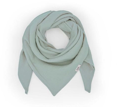 Neu hutch&putch Musselin-Halstuch Unisex 135cmx135cm - Dreieckstuch Erwachsene aus Bio Baumwolle - Schal für Erwachsene - weiches Musselin Halstuch