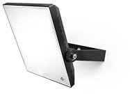 4lite Outdoor Floodlight (Black) IP65 Rated LED Integrated 10W Flood Light - 4L2/1000-4Yr Guarantee