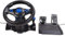 SYH&AQYE Volante da Gioco Multifunzionale, Volante da Gioco 3 in 1 con Pedali, Volante da Corsa USB Rotazione di 180 Gradi, Doppio Effetto Vibrazione, per PS3, PS2, PC