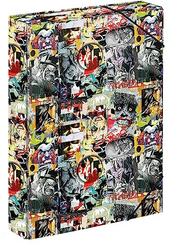 Baagl Häftbox A4 samlarmapp samlarlåda barn – Batman Comics