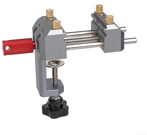 Woodworking Vise, Adjustable Duty Woodworking Table Vise, Precision Table Vice Bench Clamp for Woodworking, Engineering, Welding, Grey
