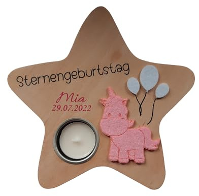 Gedenklicht für den Geburtstag im Himmel - EIN liebevolles Geschenk für EIN Sternenkind zum Sternengeburtstag oder Todestag