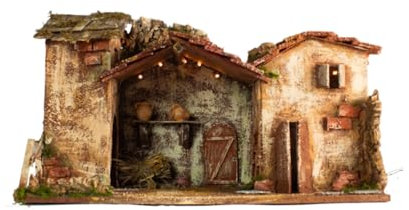 Capanna: 50x26x30 cm con Luci