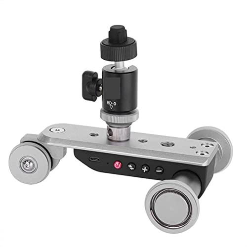 Caméras d'action Ppl-06s Caméra Slider Dolly Car Rail Systems Time Lapse Voiture de Dolly Motorisée électrique for caméscope Téléphone Caméra DSLR Plusieurs Modes de Prise de Vue, Prise de Vue Facile