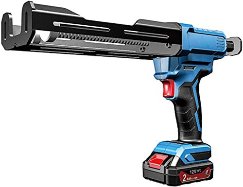 12V Electric Double Cartridge Adhesive Caulking Gun, Cordless Automatic Dual Component Epoxy Applicator,A