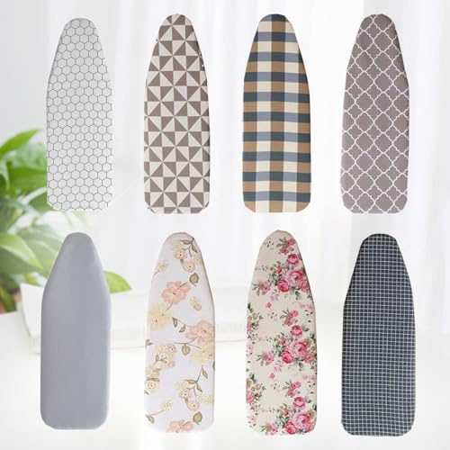 Cotton Iron Board Cover Ironing Board Cover And Pad Scorch Resistant Adjustable 92X33 97x33 110x35 122x38cm Protection Covers With Printed Ease Of Use And Installation ( Color : A , Size : Medium(100x