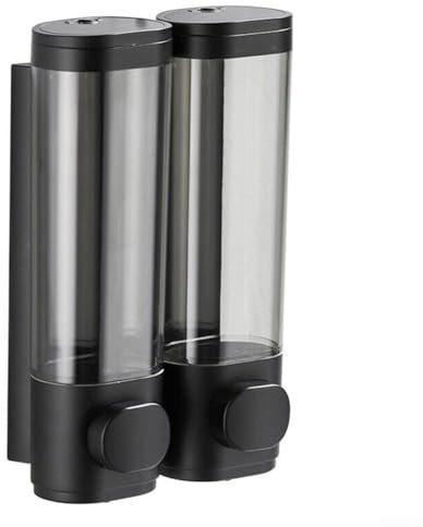 Dispenser di sapone manuale a parete di grado commerciale con caratteristiche intuitive (doppio)