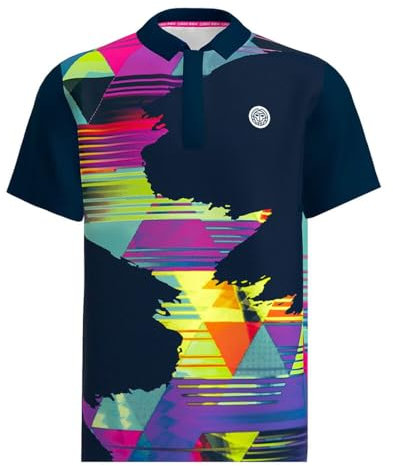 BIDI BADU Kaleido Polo Herren-Mehrfarbig Herren Tennis Mehrfarbig