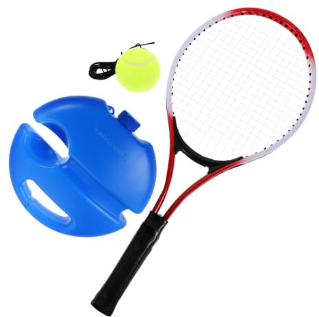 BESPORTBLE Tennis Trainer Set Mit Stabilem Fuß Langlebigem Rebound Ball Robustem Material Für Anfänger Junge Mädchen Und Kindertraining Praktisches Tennis Trainingsgerät Für Hause Und Unterwe