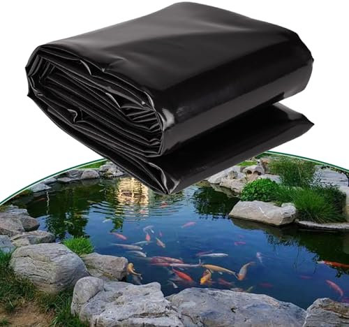 Dtyubfg Revestimiento De Estanque Impermeable para Estanque 5x6m 7x8m 8x10m Membrana Grande para Estanque de Peces Lona Plegable para Estanque de 0.12mm para Fuente Jardín Lago Artificial