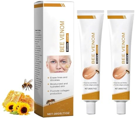 Bienengift Anti-Falten-Creme,1/2/3 StückAnti-Falten-Creme für Gesicht und Hals, Bienengift-Faltenentfernungscreme,Bienengift-Faltenentfernungscreme für alle Hauttypen (2)