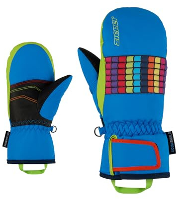 Ziener Kinder LAMILO-Z Ski-Fäustling/Wintersport | wasserdicht, PFC frei, Persian Blue, 4,5