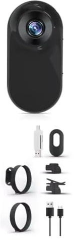 Koolenry No WiFi Needed HD 1080P Wireless Collar Camera Dog Cat Pet Camera Collar Nanny Camera Video Recording for Cats Dogs