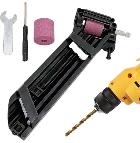 Affilatrice Elettrica per Punta da Trapano - per Affilare Punteruoli,per Affilatura di Precisione | Per Ufficio Cucina Giardino Lavorazione del Legno Costruzione Officina Industria Garage