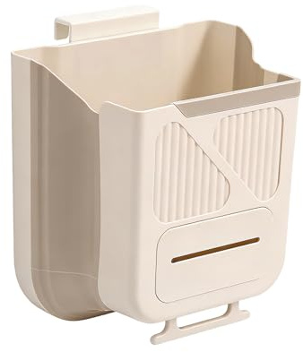 Genérico Cubo de Basura de Cocina - Contenedor Plegable Para Basura | Cubo con Abertura Amplia,Para Lavandería Cocina Dormitorio Oficina Fregadero Encimera