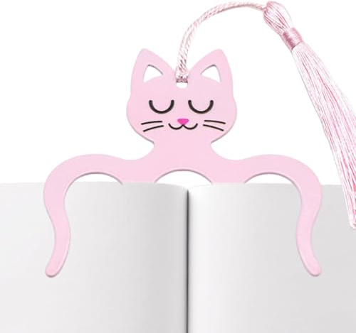 Fermapagine - Antiscivolo metallo animali divertenti | Fermapagine da lettura - Per ricettari, quaderni, documenti, donne, uomini, bambini, lettori, casa, ufficio, scuola