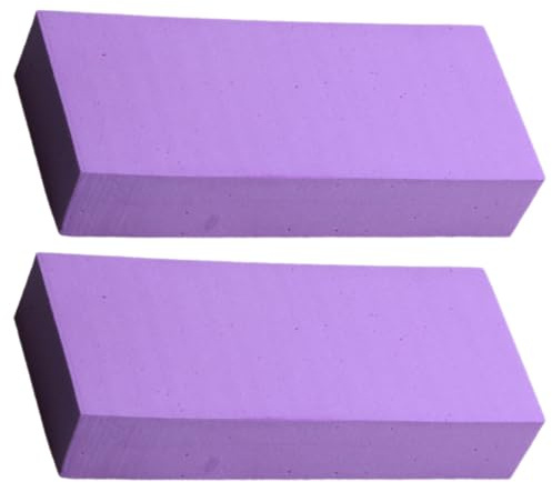 LIFKICH Car Wash Sponge 2pcs Set, PVA High Absorbency Cleaning Sponge for Auto Washing and Window Cleaning, Purple Multipurpose Scrubbing Block for Vehicle Care