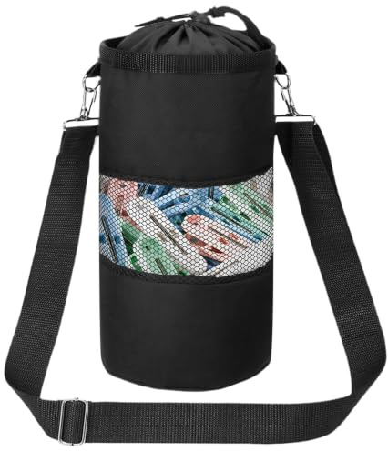 JIZZU Sac à Pinces à Linge avec Bandoulière et Crochet de Suspension