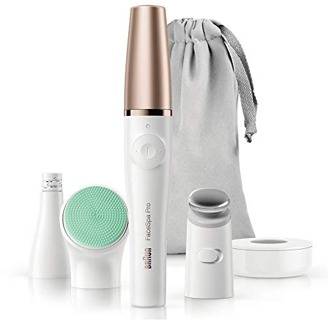 Braun FaceSpa Pro 913 Bronze, Weiß - Epilierer (Bronze, Weiß, Kinn, Stirn, Oberlippe, 0,5 mm)