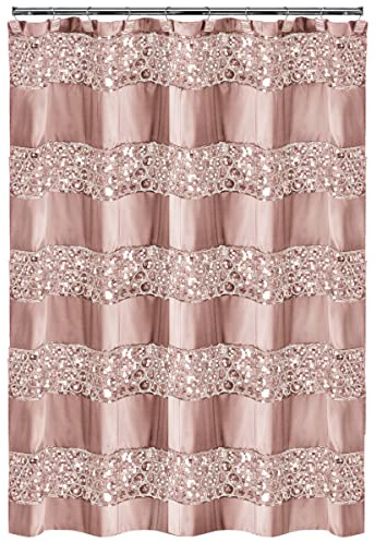 Popular Bath Sinatra Blush, Polyester, 70 W x 72 L (Pack of 1)