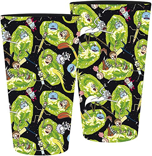 Rick and Morty - Portal - XXL-Trinkglas - Füllmenge ca. 400 ml