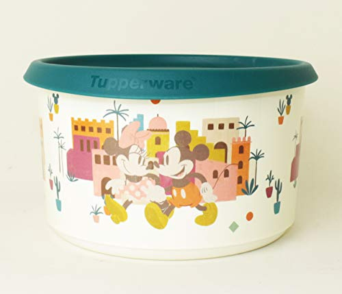 TUPPERWARE Bingo One Touch Maus Dosen Micky und Minnie 1,4L Petrol + Kugelschreiber