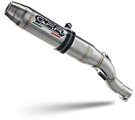 Homologierte auspuff mit verbindungsrohr und katalysator GPR Deeptone Inox Kompatibel mit Keeway Rkf 125 2021-2022 e5
