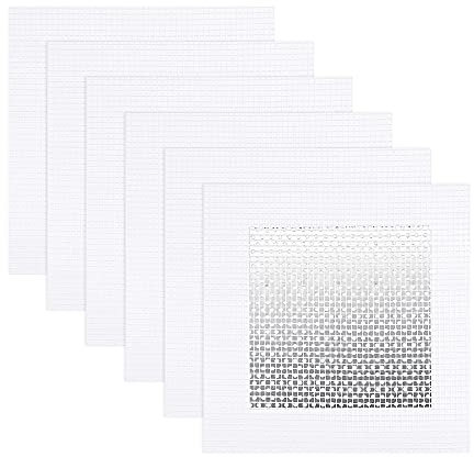 sourcing map 6 Stk. Aluminium Wand Pflaster 5,9x5,9 Selbstklebend Glasfasernetz