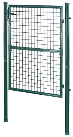 Bc-elec - HMGD-2 Gartenzaun, Gartentor 106 * 125cm grün, Gartentür, Zauntor