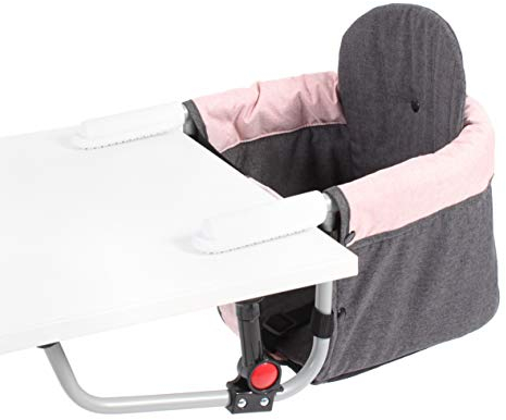 CHIC 4 BABY 351 67 Tischsitz Relax, Melange dunkelgrau-rosa