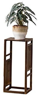 FLBT Pflanzenständer Blumenständer mit 2/3/4 Ebenen Wohnzimmer Balkon Bambus Bodenstehender Pflanzenständer Outdoor Einfacher Blumenständer Perfekte Dekoration (Size : M)