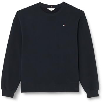 Tommy Hilfiger Damen Sweatshirt Curve ohne Kapuze, Blau (Desert Sky), 46