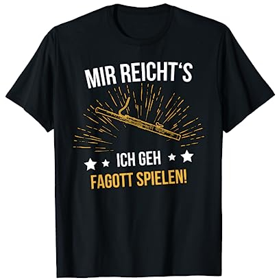 Fagottist Fagott T-Shirt