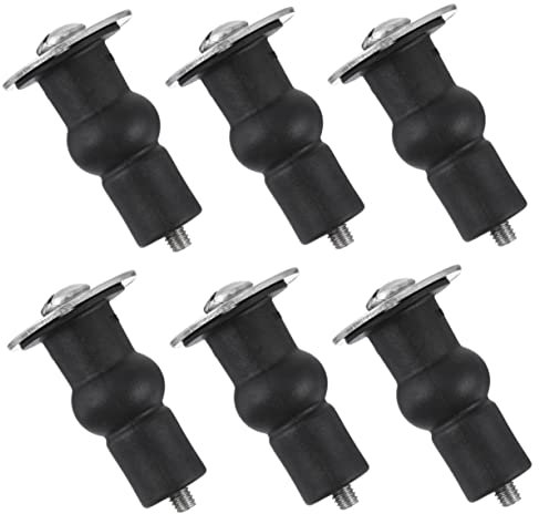 FOYTOKI 6pièces Vis De Fixation Pour Siège De Toilette Inoxydable Et Accessoires De Montage Pour Abattant Wc Avec Boulons Expansion Et Rondelles